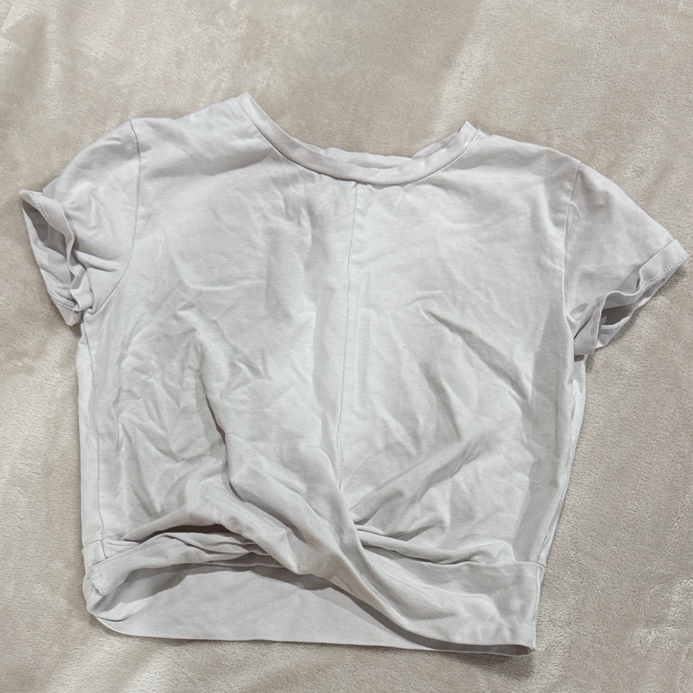 Cropped Workout Shirt